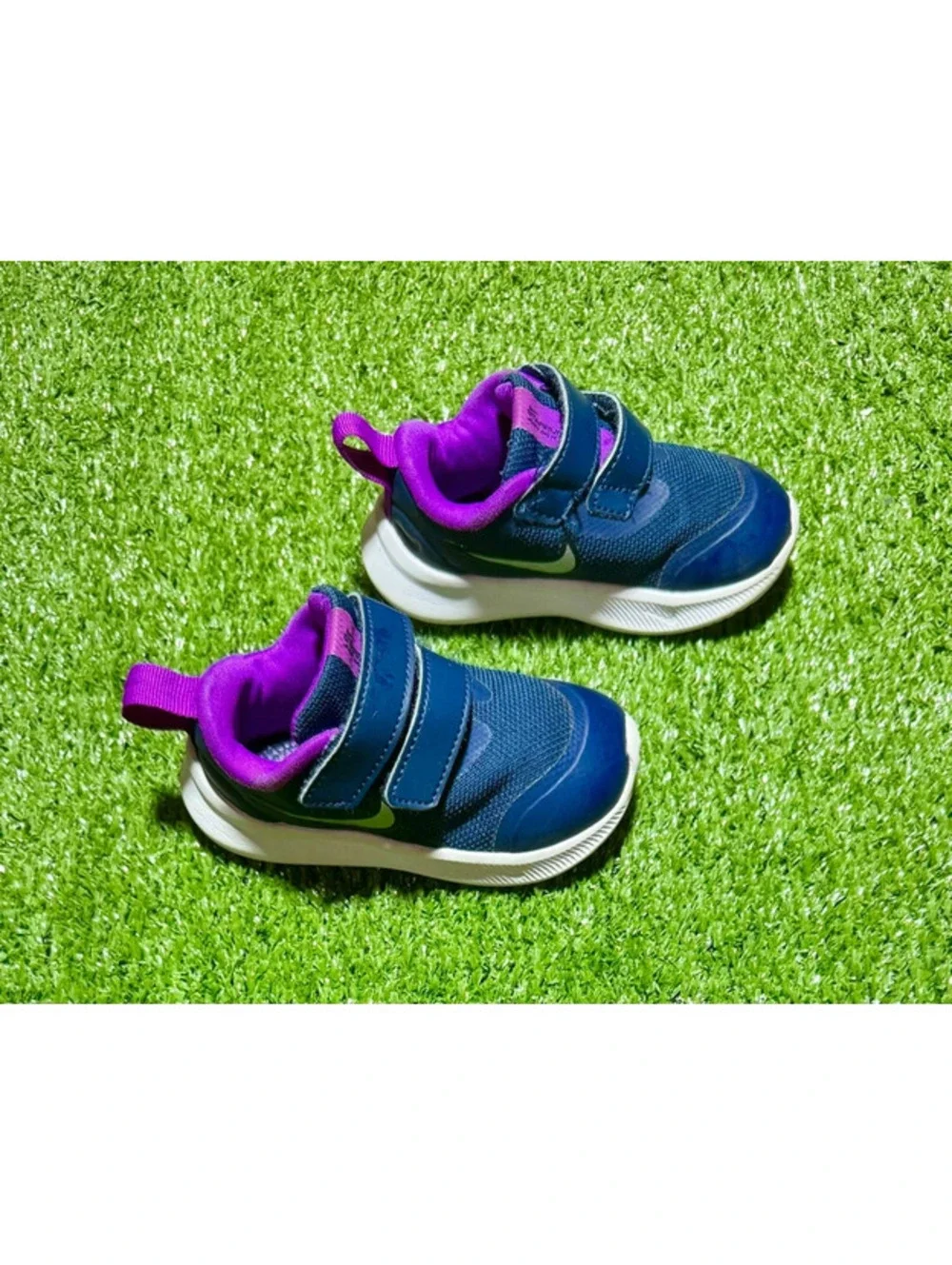 Nike Star Runner 3 TD Midnight Navy Vivid Purple Size 5c